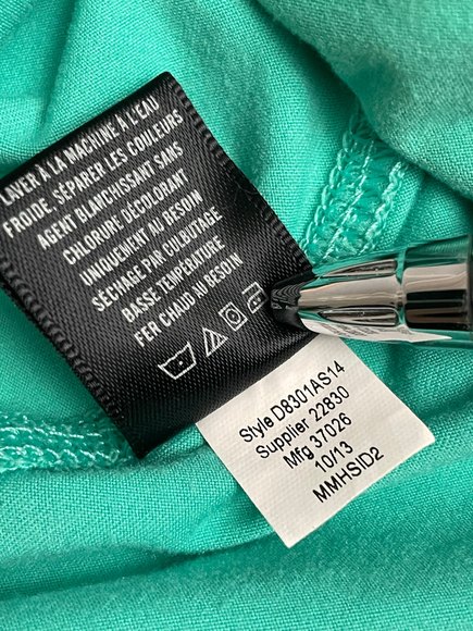 Live Love Dream Green Long Sleeve Hoodie Workout Shirt Size XS - Picture 6 of 11